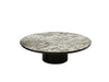 Prado Ceramic Coffee Table and Side Table with ceramic tops and round dimensions