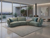 Sussex 4 Seater Curved Sofa with Console
