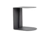 Sierra Outdoor C-Side Table in Charcoal powder-coated aluminium