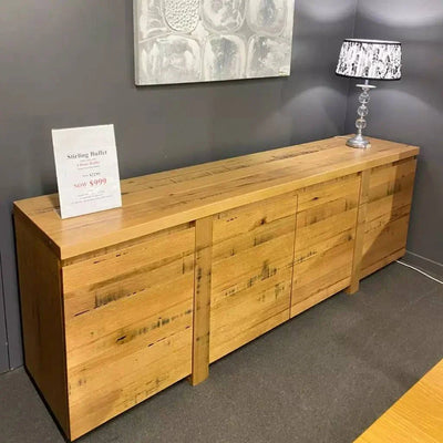 Stirling 4 Door Buffet on clearance sale, originally $2299, now $999.