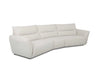 Swan Lily 3.5 Seater 30° Curved Sofa with modern curved design and spacious seating