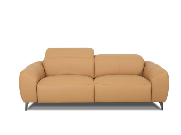 Tampa 2.5 Seater Recliner Sofa in premium leather, available in 80+ colors, 218 cm wide