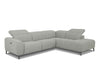 Ethan 5 Seater Open Corner Sofa in premium leather with multiple color options