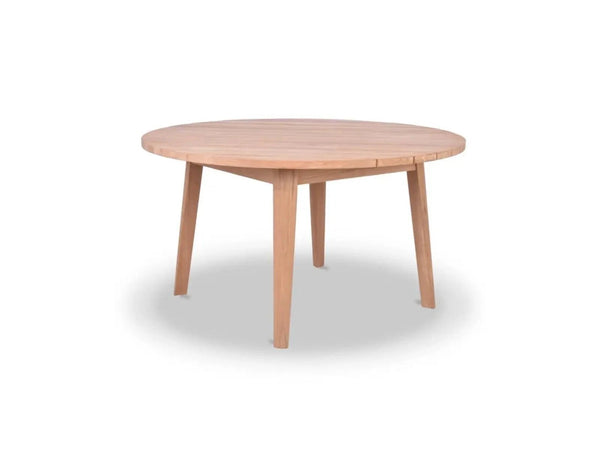 Tribu Outdoor Teak Round Dining Table 120cm diameter for outdoor dining