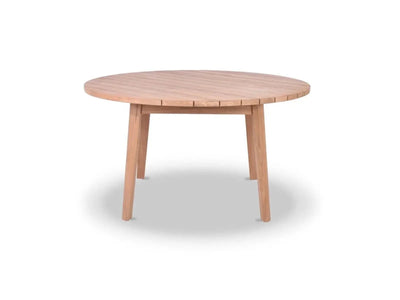 Tribu Outdoor Teak Round Dining Table made from durable A Grade teak with 120 cm diameter for outdoor use