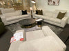 Tusmore 3 piece fabric sofa set with recliners in clearance sale setting