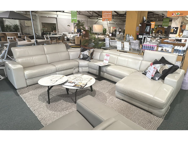 Tusmore Leather Modular Sofa – Clearance Sale