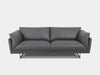 Wellington 2.5 Seater Sofa, dark grey, modern design, 230cm width.
